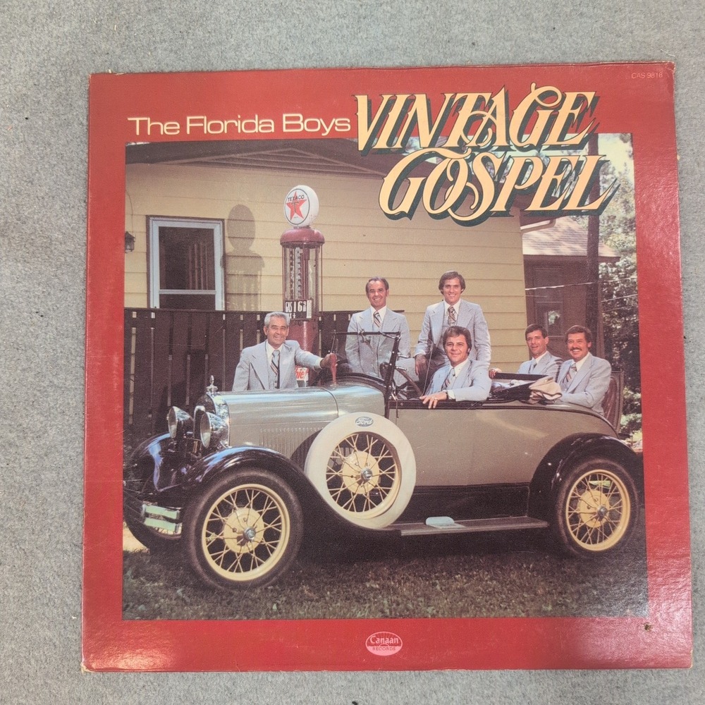 The Florida Boys Vintage Gospel Vinyl LP Record Canaan Records CAS-9818 1977
